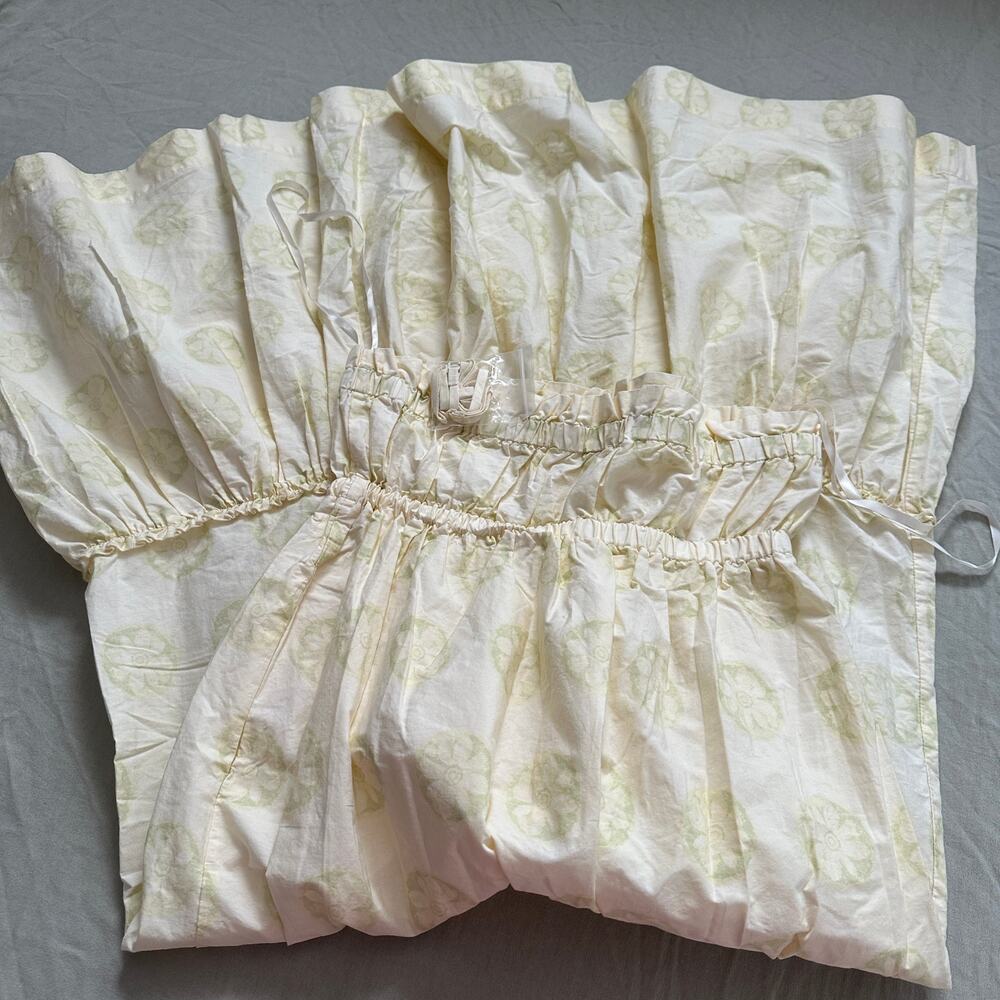 NWOT Free People Leanna Tube Top Midi Dress Wedding Guest Vacation Butter Yellow - Picture 9 of 9